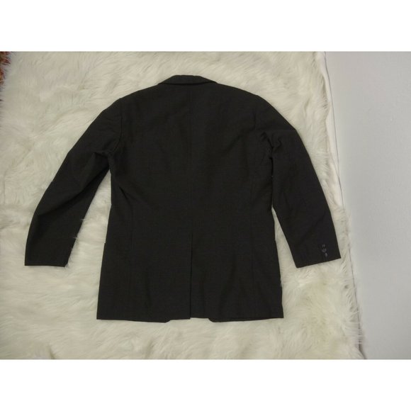 Raffaele Locorotondo mens Suit Jacket  Italian 3 Button Charcoal Dark Gray Sz 46 - Picture 3 of 12